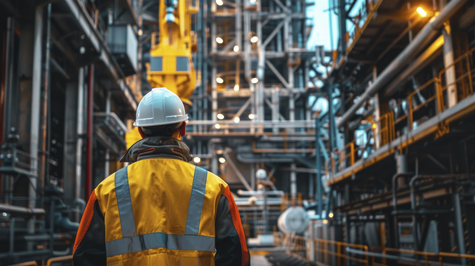 Supervisor en planta industrial, sector atendido por CEPROSER